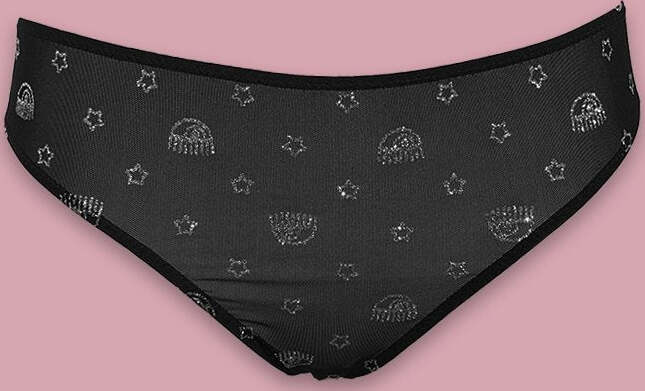 Slip Intimo Donna Chiara Ferragni in Tulle Trasparente Con Stampa Logo Mania in Strass Vita Normale Non Sgambato. Con Packaging Originale Diversi Colori A4714 Moda/Donna/Abbigliamento/Abbigliamento da notte lingerie e intimo/Lingerie & Intimo/Mutande/Bikini e Slip You Store - Messina, Commerciovirtuoso.it