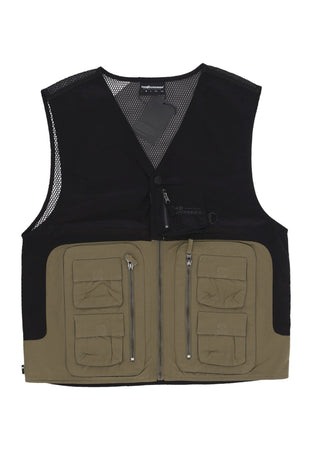 THE HUNDREDS Smanicato Uomo Battalia Vest Black da uomo