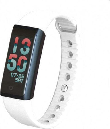 Smart-Band-Smartband-Bracciale-Bianco-Orologio-Sport-Bluetooth-Per-Android-Ios