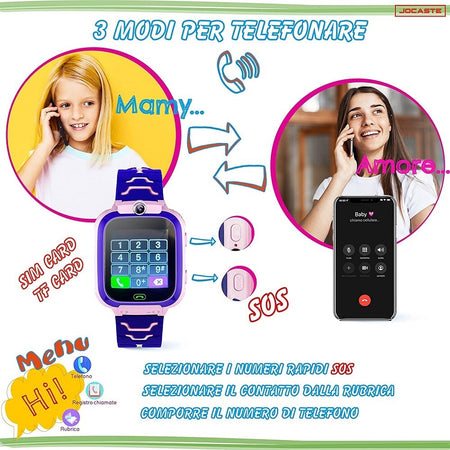 Smartwatch Per Bambini Orologio Digitale Touch Supporto Sim Giochi Idea Regalo Moda/Bambini e ragazzi/Orologi/Smartwatch Fashion Trade Shop italia - Napoli, Commerciovirtuoso.it