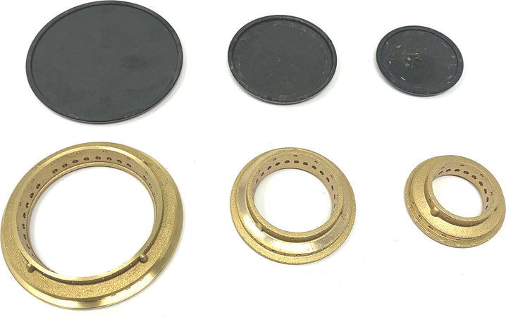 Smeg Bruciatori Anelli + Piattelli Spartifiamma Piano Cottura Cucina 3 Fuochi Casa e cucina/Utensili da cucina/Bruciatori da cucina Rossi Ricambi - Venetico Marina, Commerciovirtuoso.it