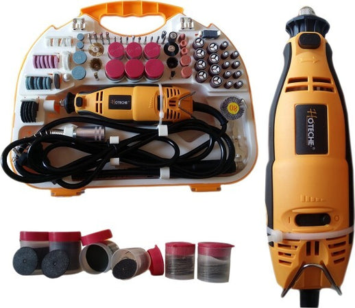 Smerigliatrice-Mini-Trapano-Fresa-Drimmel-Di-Precisione-160w-Con-210-Accessori