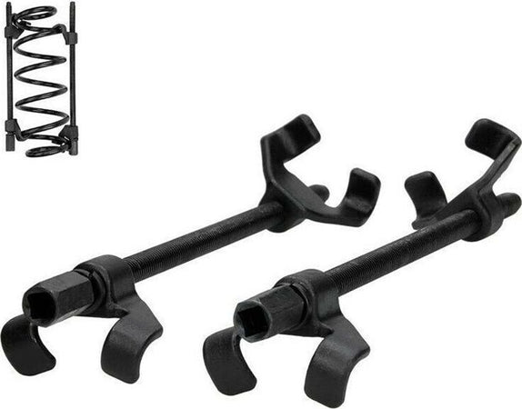 Smonta-Molle-28-Cm-Coppia-Estrattori-Ammortizzatori-Estrattore-Pressa-Molla-Auto-Tools