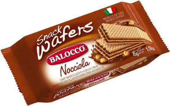 Wafer nocciola Balocco monoporzione confezione da 25 e 30 pezzi wafer Non solo caffè online - Albano Laziale, Commerciovirtuoso.it