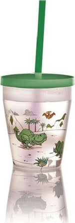 SNIPS-Bicchiere-con-Cannuccia-Dino-Verde-000852