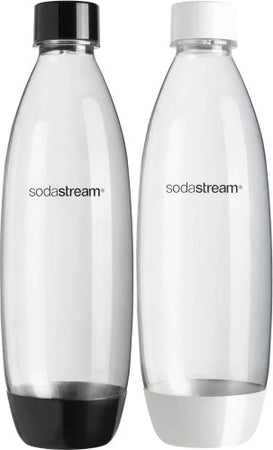SODASTREAM-BOTTIGLIA-PET-NERO-E-BIANCO-1L-2PEZZI