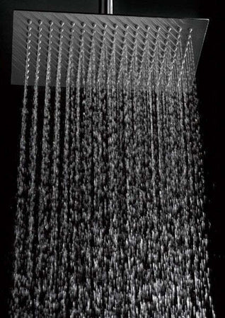 Soffione-Acciaio-Doccia-Quadrato-20x20cm--Bagno-Effetto-Pioggia-Sottile-Cromato