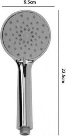 Soffione-Doccia-9.5-X-22.5-Cm-Doccetta-Multigetto-Di-3-Tipi-Regolabile-69347