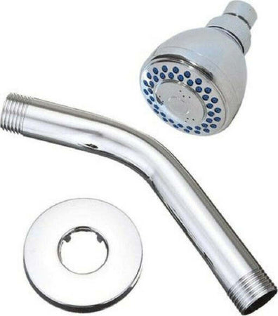 Soffione-Doccia-A-Muro-Doccetta-Fissa-Effetto-Pioggia-A-Getti-Braccio-15cm-69278