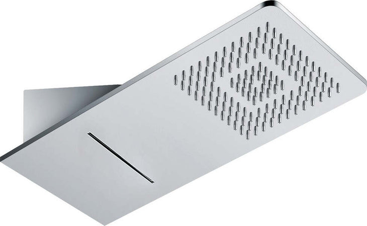 Soffione Doccia A Parete Acciaio Inox Punta Quadrata Con Cascata Fai da te/Attrezzature per cucine e bagni/Attrezzature per bagni/Docce e componenti doccia/Filtri supporti e soffioni doccia/Docce fisse Ogomondo - Martina Franca, Commerciovirtuoso.it