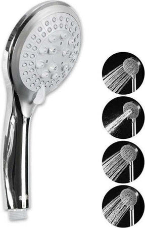Soffione-Doccia-Bagno-Multigetto-Doccetta-Telefono-Getto-Regolabile-ø12-Cm-52047