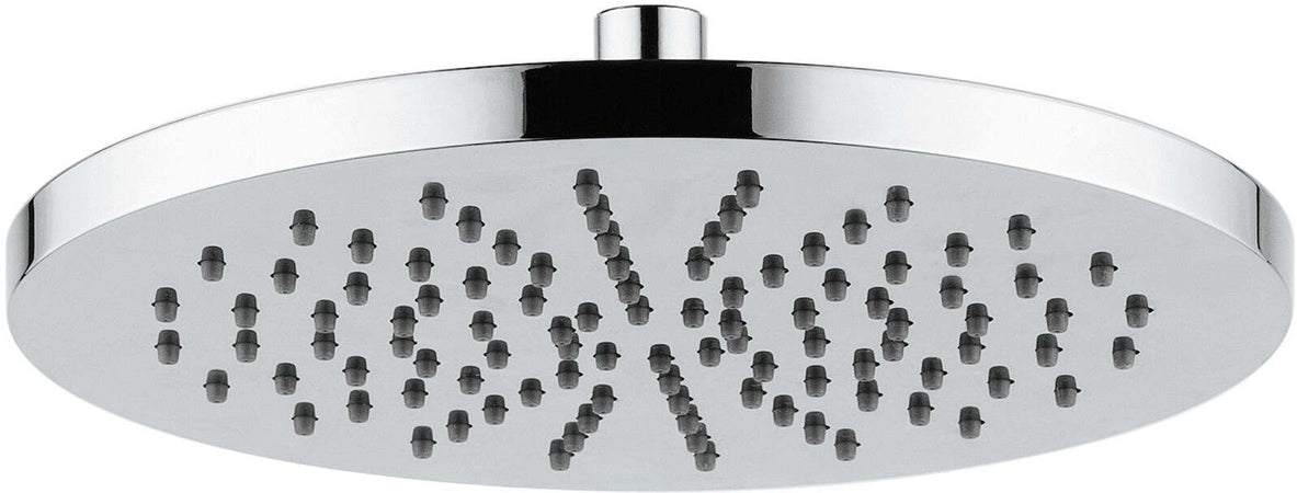 Soffione doccia in abs cromato da 25 cm anticalcare