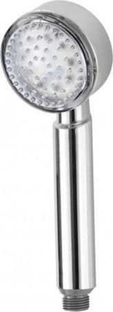 Soffione-Doccia-In-Abs-Cromato-Doccetta-Monofunzione-A-Led-Per-Doccia