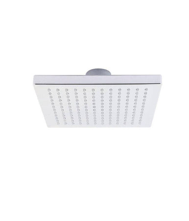 Soffione Doccia Led Rgb 20 X 20 Cm Cromoterapia Doccia Emozionale Argento 79907