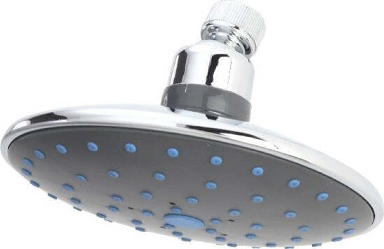 Soffione-Doccia-Tondo-Diametro-16-Cm-In-Abs-Cromato-Miscelatore-Shower