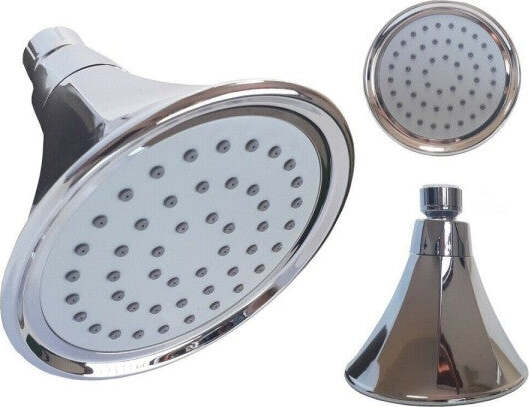 Soffione-Doccia-Tondo-Orientabile-Pioggia-Bagno-Moderno-10-X-10-Cm-Art.-59217