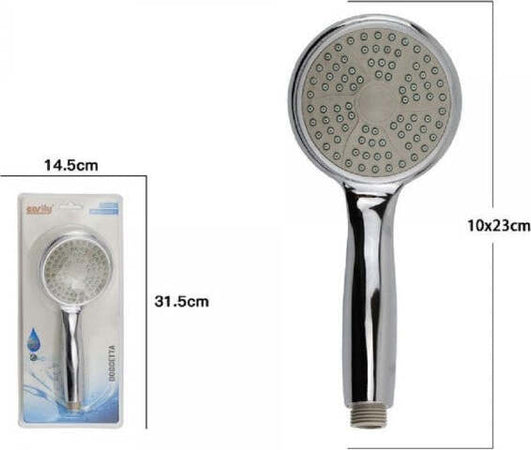 Soffione-Tondo-Doccia-Bagno-Doccino-10-X-23-Cm-Doccetta-Cornetta-Moderna-69060