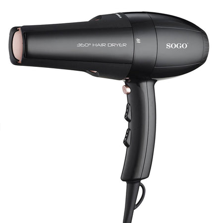 SOGO SEC-SS-3685 Phone 2 in 1 asciugatura 360° e classica 2 velocità 3 temperature 2000W