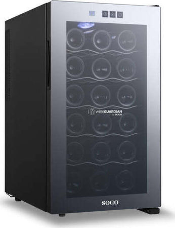 SOGO Frigorifero vino cantinetta 18 bottiglie cantina 50W / 48L / R600A / controllo touch Casa e cucina/Grandi elettrodomestici/Cantinette vino SellUp - Bassano del Grappa, Commerciovirtuoso.it