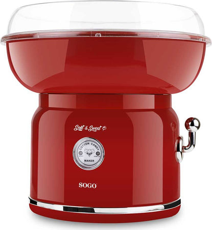 Sogo Macchina per Zucchero Filato Retrò 500 W Semplice E Veloce Rossa Casa e cucina/Elettrodomestici per la cucina/Elettrodomestici speciali/Macchine per zucchero filato SellUp - Bassano del Grappa, Commerciovirtuoso.it