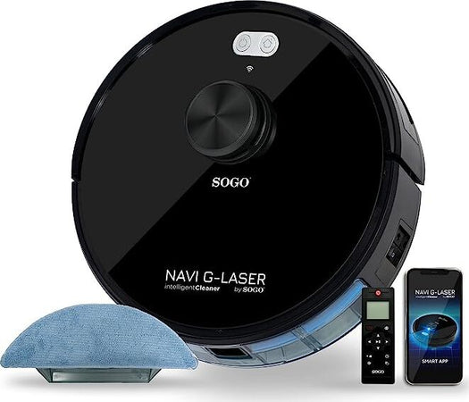 SOGO Robot aspirapolvere intelligente tecnologia laser con progrmmazione 7giorni modalità di pulizia multipla lava pavimenti + accessori Casa e cucina/Aspirapolvere e pulizia di pavimenti e finestre/Aspirapolvere/Aspirapolvere robot SellUp - Bassano del Grappa, Commerciovirtuoso.it