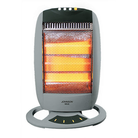 Stufa al Quarzo Potenza 400-1200W 3 Elementi Riscaldanti Oscillazione Selezionabile Spegnimento Automatico Basso Consumo