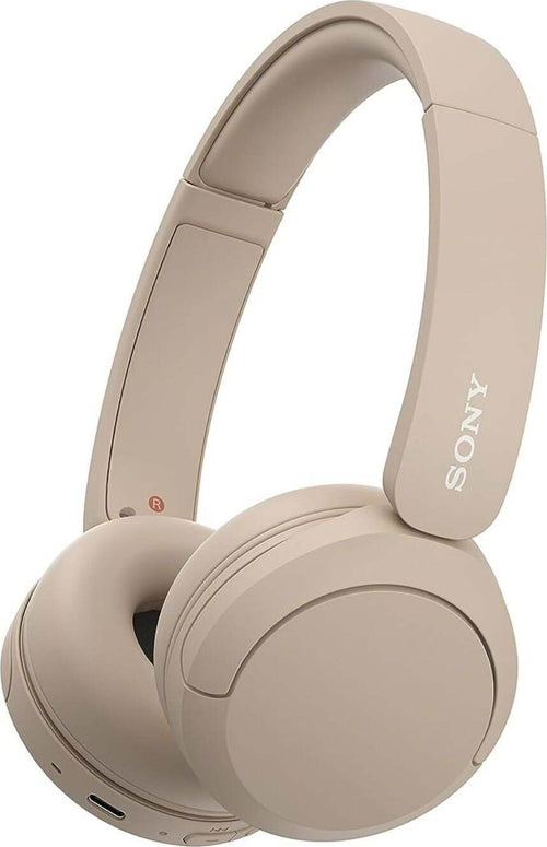 Sony-Cuffie-Wir/bt-Mic-Wh-ch520c-BEIGE