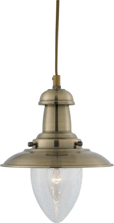 Sospensione-Contemporanea-Fisher-Man-Acciaio-Adjustable-Vetro-1-Luce-E27