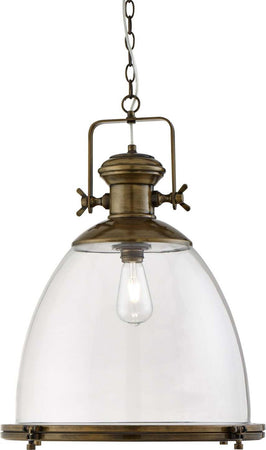 Sospensione-Contemporanea-Industriale-Acciaio-Adjustable-Vetro-Trasparente-E27