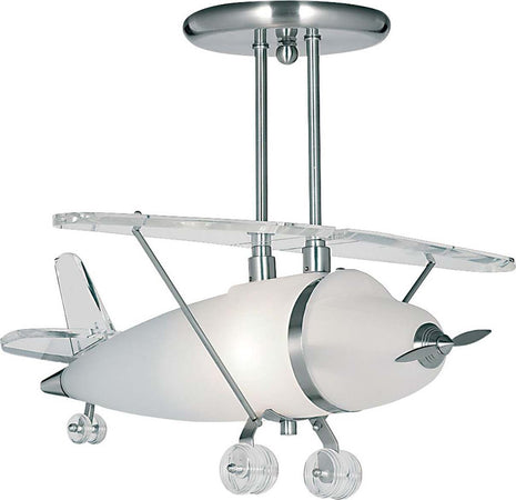 Sospensione-Contemporanea-Novità-Acciaio-Argento-Vetro-Trasparente-1-Luce-E27