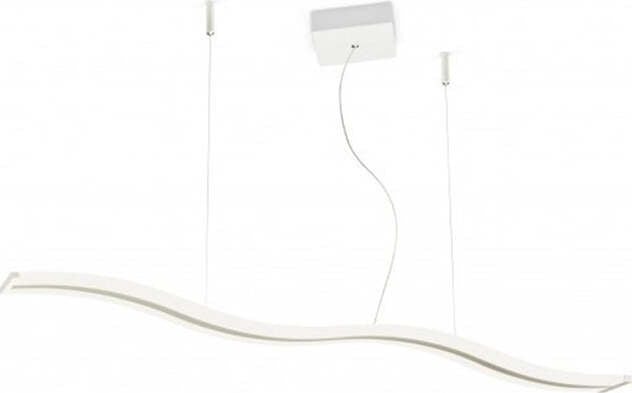 Sospensione-Contemporanea-Onda-Metallo-Bianco-Led-47W
