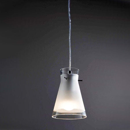 Sospensione-Illuminando-BILLY-SP-P-12CM-E27-LED-lampadario-moderno-vetro-bianco-cono-interno
