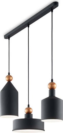 Sospensione-Industrial-Minimal-Triade-Metallo-Grigio-3-Luci-E27
