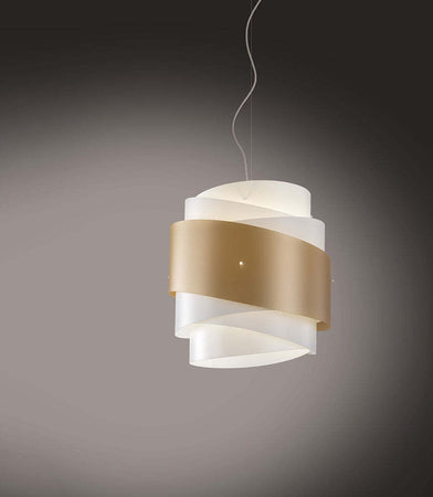 Sospensione-Moderna-1-Luce-Bea-In-Polilux-Oro-D40-Made-In-Italy