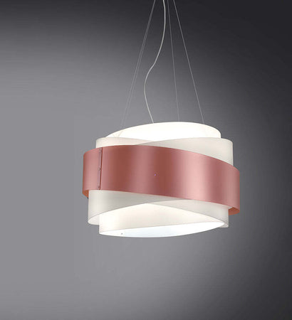 Sospensione-Moderna-3-Luci-Bea-In-Polilux-Rosa-Metallico-D60-Made-In-Italy