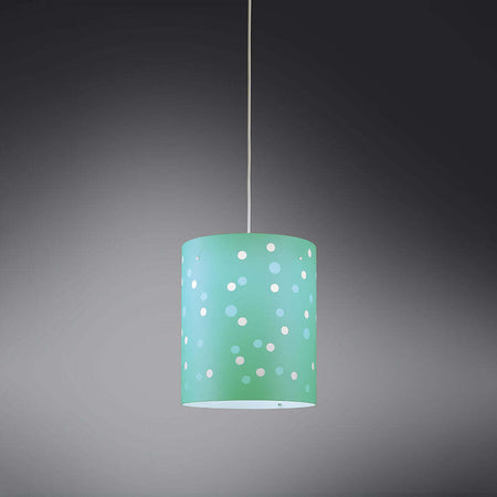 Sospensione-Moderna-A-1-Luce-Pois-Xl-In-Polilux-Bicolor-Verde-Made-In-Italy