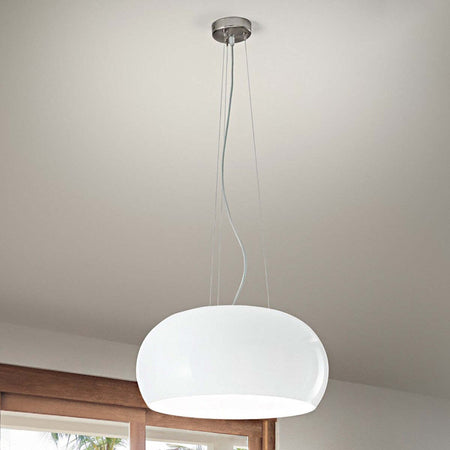 Sospensione-moderna-classica-Due-P-BOWL-2692-S-E27-LED-lampadario-vetro