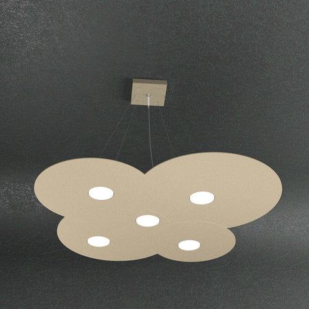 Sospensione-Moderna-Cloud-Metallo-Sabbia-5-Luci-Gx53