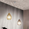 Sospensione-moderna-Due-P-DROPS-2693-S2-E27-LED-vetro-lampadario