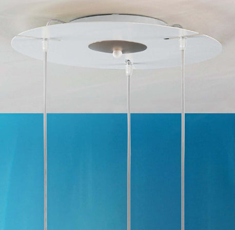 Sospensione-moderna-Due-P-MOON-2708-S3P-E14-LED-vetro-iridato-lampadario-sfera