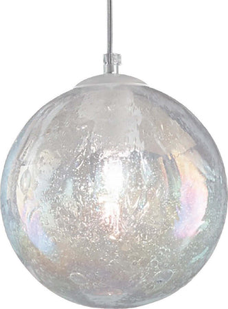 Sospensione-moderna-Due-P-MOON-2708-SM-E27-LED-vetro-iridato-lampadario-sfera