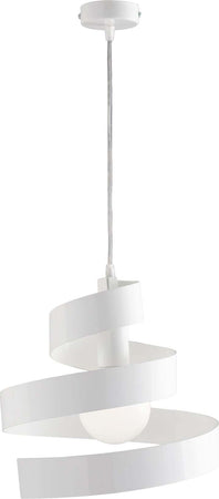Sospensione-Moderna-Helix-1-Luce-In-Ferro-Laccato-Bianco