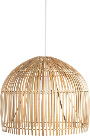 Sospensione-Nordica-Bali-Acciaio-Marrone-Legno-1-Luce-E27-D60Cm