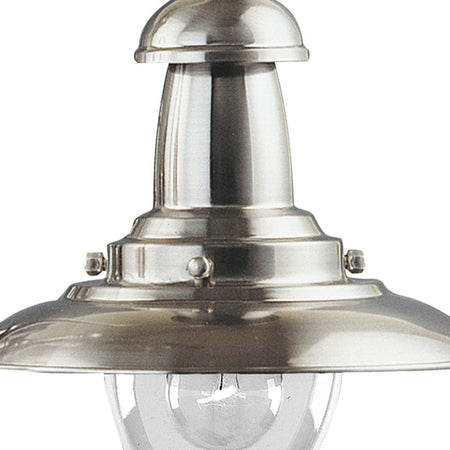 Sospensione-Rustico-Country-Fisher-Man-Acciaio-Argento-Vetro-1-Luce-E27