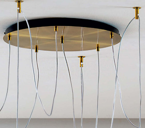 Sospensione-vetro-ambra-trasparente-Gea-Luce-NUMA-BT6-OT-E27-LED-lampada-soffitto-decentramento-classica