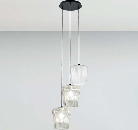 Sospensione-vetro-bianco-trasparente-Gea-Luce-NUMA-BT3-E27-LED-lampada-soffitto-decentramento-moderna