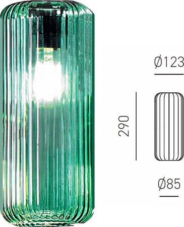 Sospensione-vetro-colorato-Gea-Luce-RAIKA-BR3-E27-LED-lampada-soffitto-decentramento-moderna