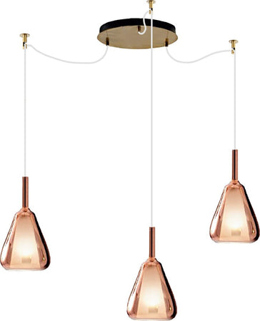 Sospensione-vetro-rame-specchiato-Gea-Luce-OFELIA-S11-E27-LED-lampada-soffitto-ragnatela-multiluce