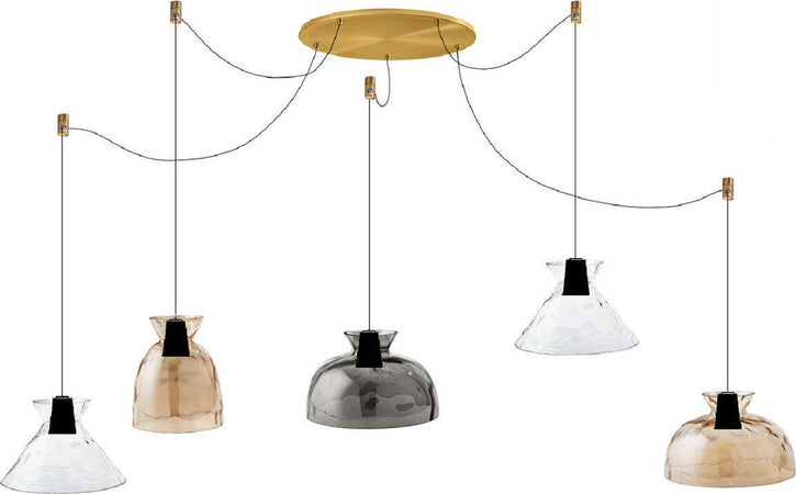 Sospensione-vetro-soffiato-Perenz-NECK-S5-E27-LED-lampada-soffitto-ragnatela-multiluce-classica