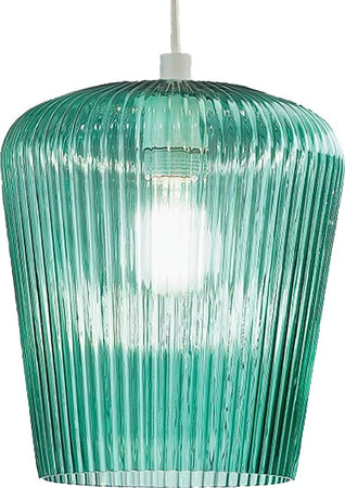 Sospensione-vetro-verde-Gea-Luce-NUMA-BT3-E27-LED-lampada-soffitto-decentramento-moderna